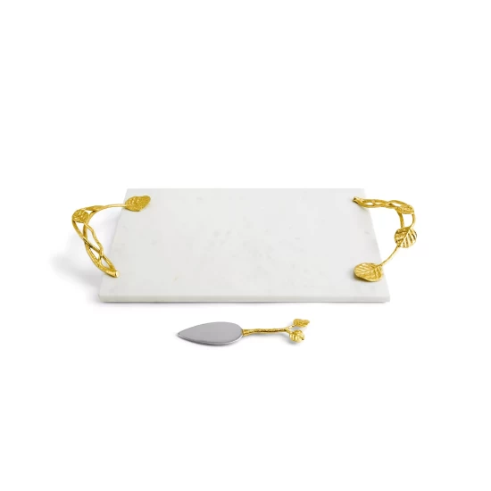 Wholesale π Michael Aram Botanical Leaf Gold Large Cheese Board W/ Spreader, Created For Macy's No Color π 8 Wholesale π Michael Aram Botanical Leaf Gold Large Cheese Board W/ Spreader, Created For Macy's No Color π - Image 6