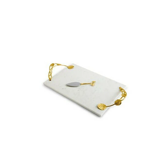 Wholesale π Michael Aram Botanical Leaf Gold Large Cheese Board W/ Spreader, Created For Macy's No Color π 5 Wholesale π Michael Aram Botanical Leaf Gold Large Cheese Board W/ Spreader, Created For Macy's No Color π - Image 3