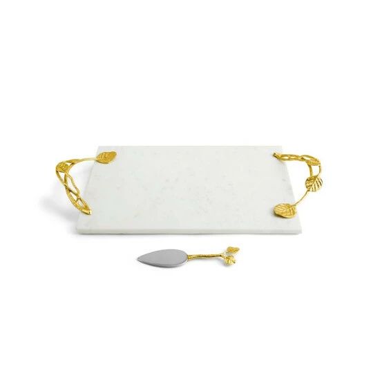 Wholesale π Michael Aram Botanical Leaf Gold Large Cheese Board W/ Spreader, Created For Macy's No Color π 7 Wholesale π Michael Aram Botanical Leaf Gold Large Cheese Board W/ Spreader, Created For Macy's No Color π - Image 5