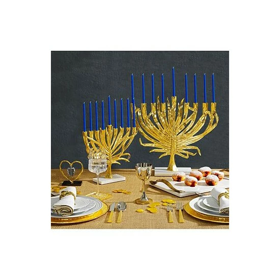 Cheap 𧨠Michael Aram Palm Menorah Gold π 5 Cheap 𧨠Michael Aram Palm Menorah Gold π - Image 3