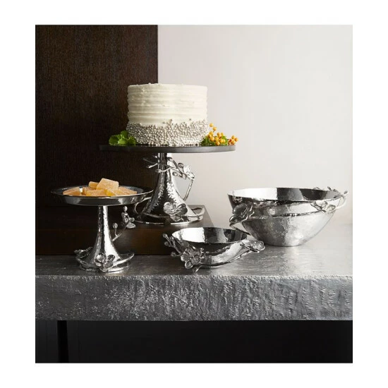 Wholesale β¨ Michael Aram White Orchid Medium Serving Bowl Silver π 4 Wholesale β¨ Michael Aram White Orchid Medium Serving Bowl Silver π - Image 2