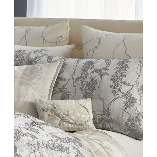 Cheapest π Michael Aram Wisteria King Sham Grey π 6 Cheapest π Michael Aram Wisteria King Sham Grey π - Image 4