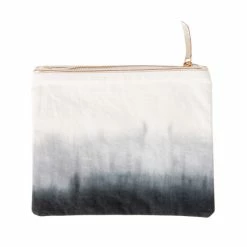 Deals ✔️ Michael Aram Dip Dye Ombre 100% Cotton Beach Pouch Black 💯