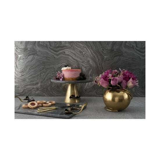 Promo π Michael Aram Calla Lily Midnight Cheese Board W/Knife Black/gold β 4 Promo π Michael Aram Calla Lily Midnight Cheese Board W/Knife Black/gold β - Image 2