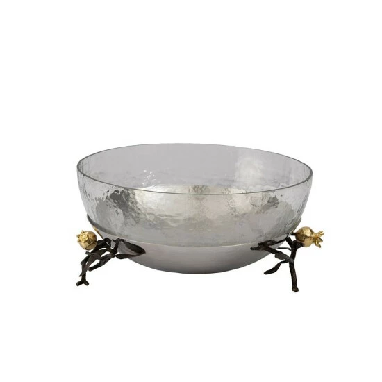 Coupon π Michael Aram Pomegranate Glass Serving Bowl Silver β 3 Coupon π Michael Aram Pomegranate Glass Serving Bowl Silver β