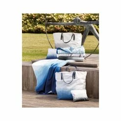 Budget 🎁 Michael Aram Dip Dye Ombre 100% Cotton Beach Tote Blue ❤️ -Michael Aram Shop unnamed file 465